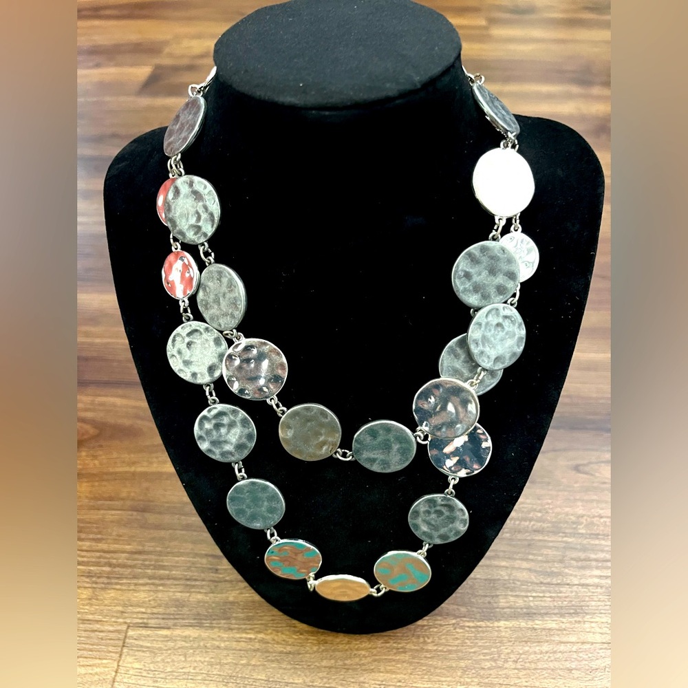 Long Silver Necklace - Gorgeous!